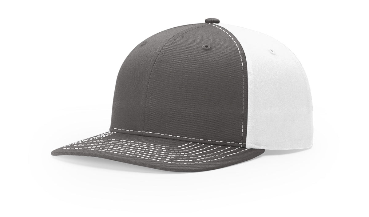 Charcoal/White Twill Cap