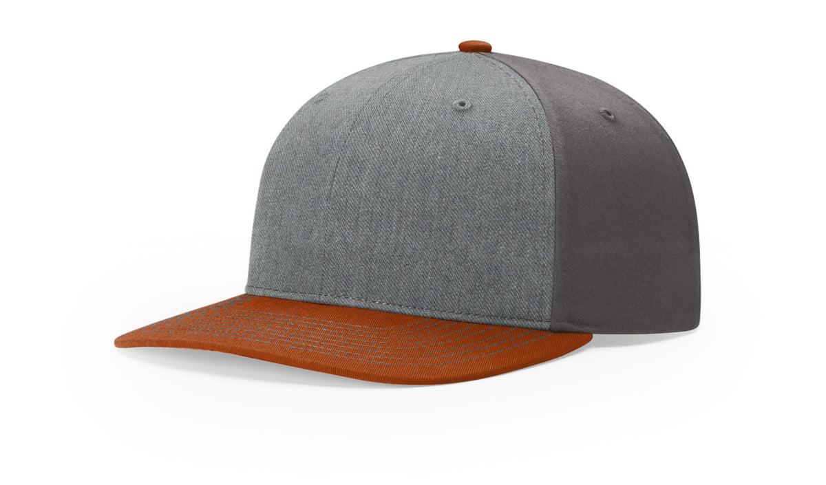 Heather Grey/Charcoal/Dark Ora Twill Cap