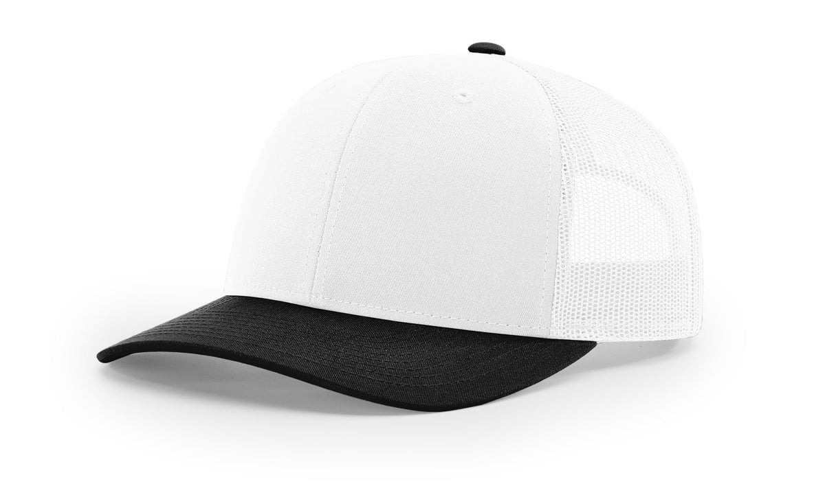White/Black Trucker