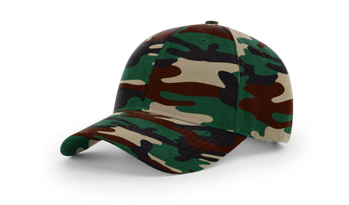 Green Camo Casual Twill Camo Strapback