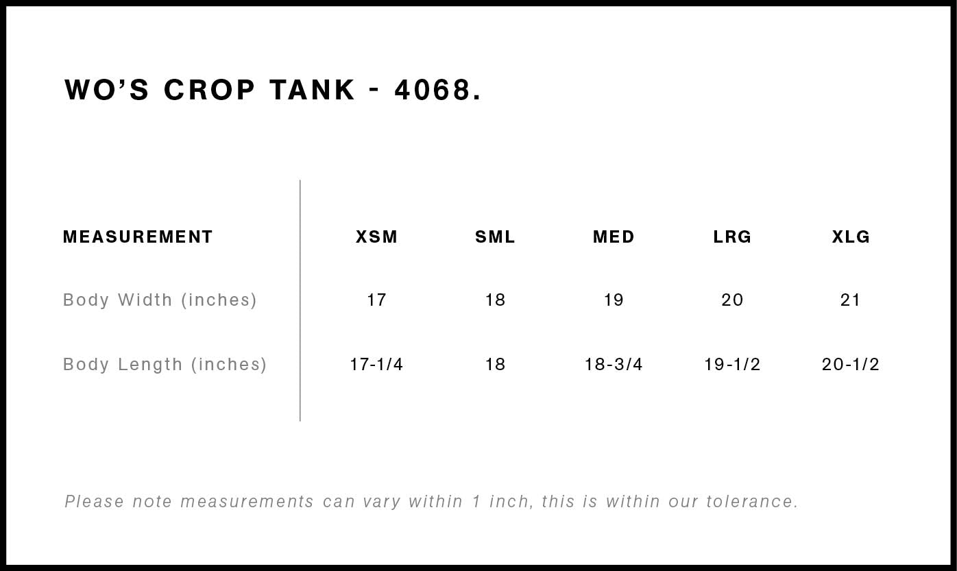 Wo's Crop Tank | 4068  grouped