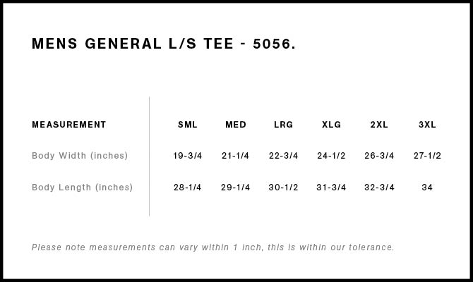 General L/S Tee | 5056  grouped