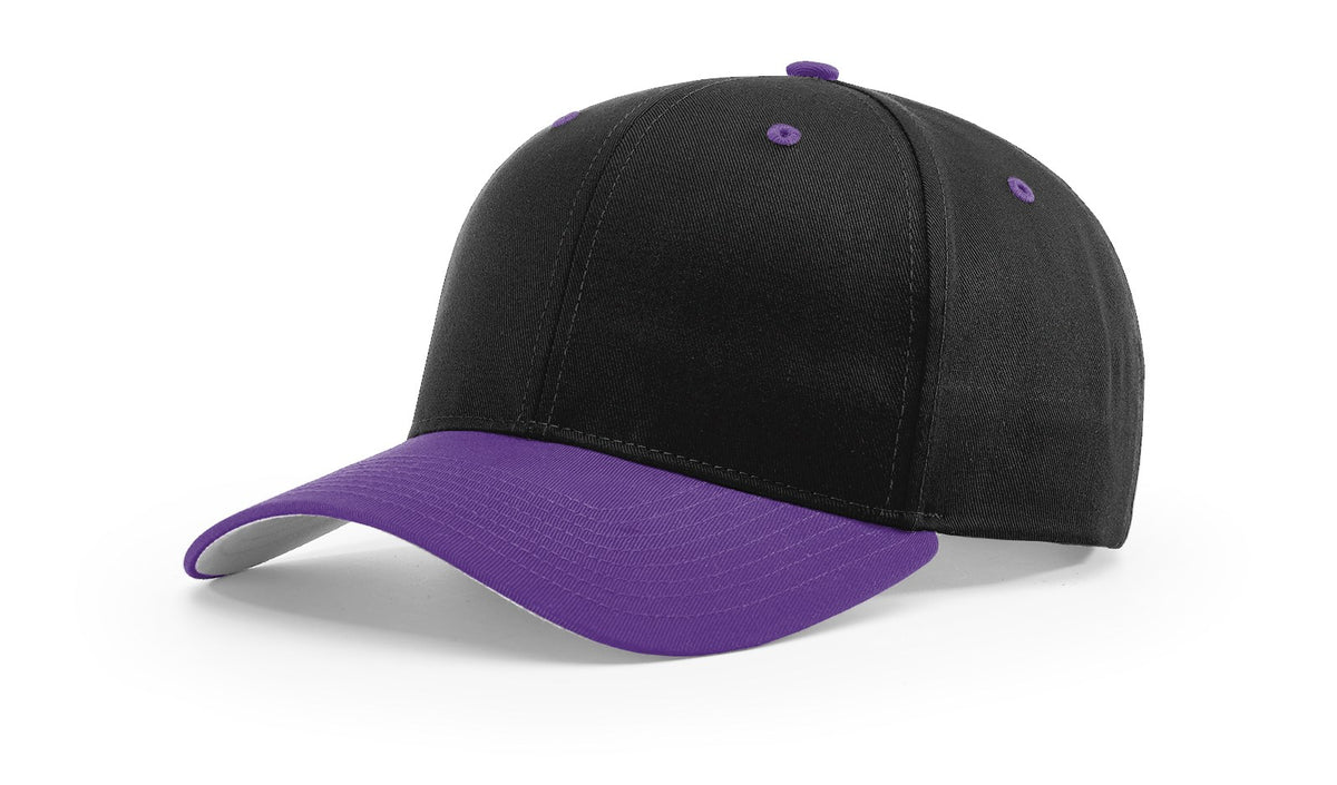 Black/Purple Pro Twill Snapback
