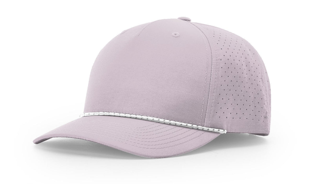 Lilac/White-Grey Laser Perf Performance Rope Cap
