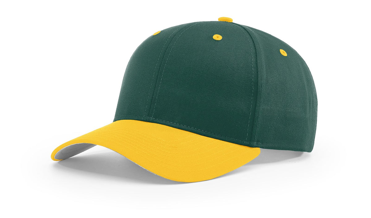 Dark Green/Gold Pro Twill Snapback