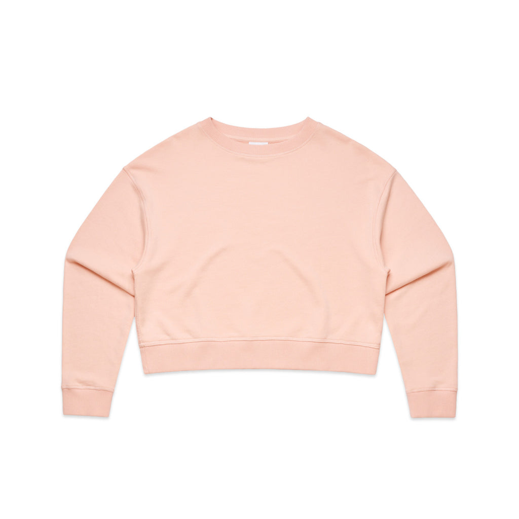 PALE PINK Wo's Crop Crew | 4123