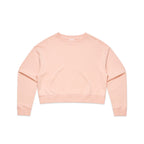 PALE PINK Wo's Crop Crew | 4123