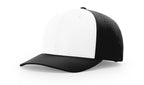 White/Black Laser Perf R-Flex Snapback