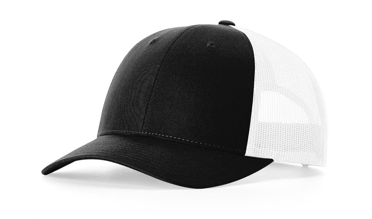 Black/White Low Pro Trucker