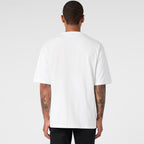 Rear View of  Block Oversized Tee | 5052  grouped