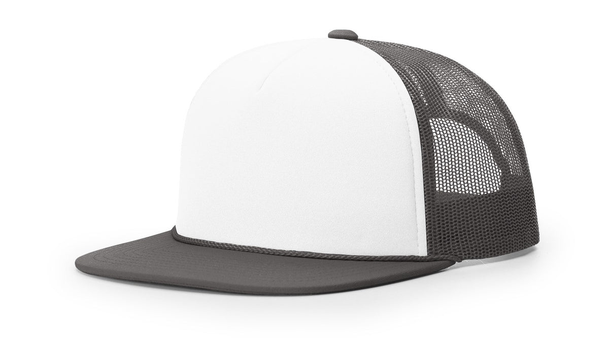 White/Charcoal Foamie Trucker