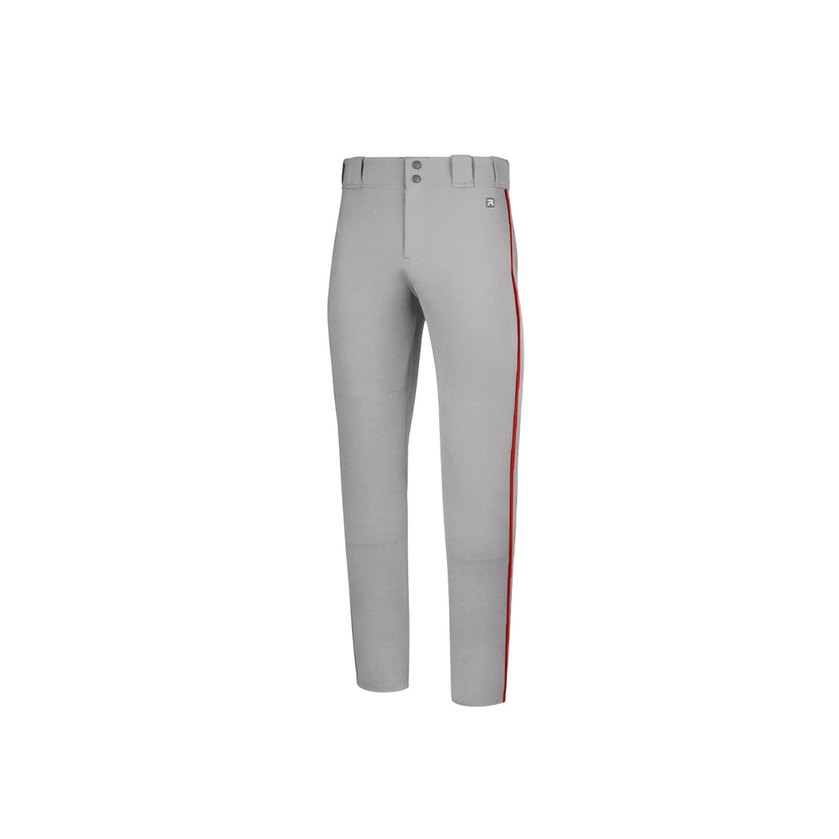 Grey/Red Youth Stock PTS Baseball Piped Tailored Pant