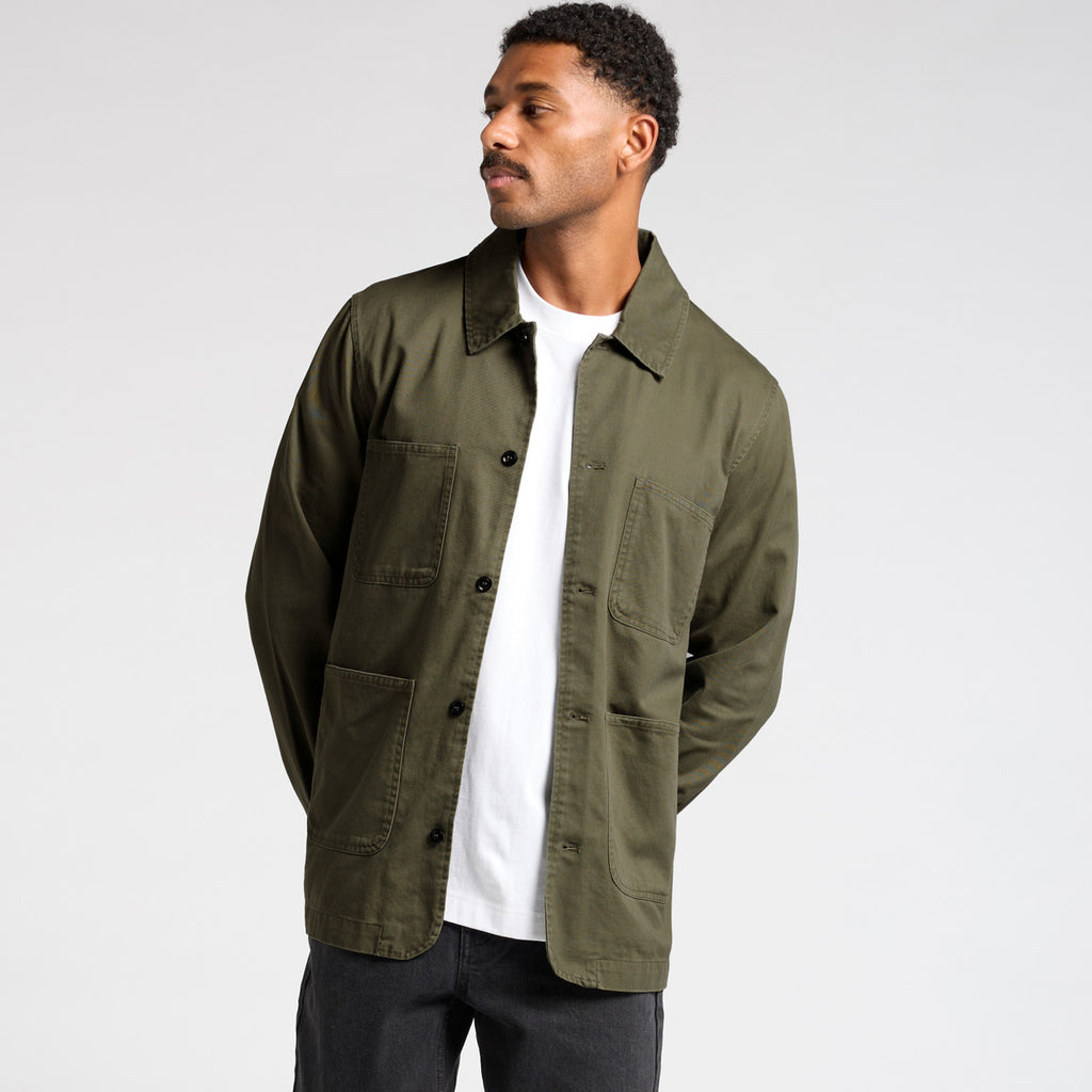 Rear View of  Chore Jacket | 5522  grouped