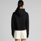 Rear View of  Wo's Relax Crop Hood | 4168  grouped