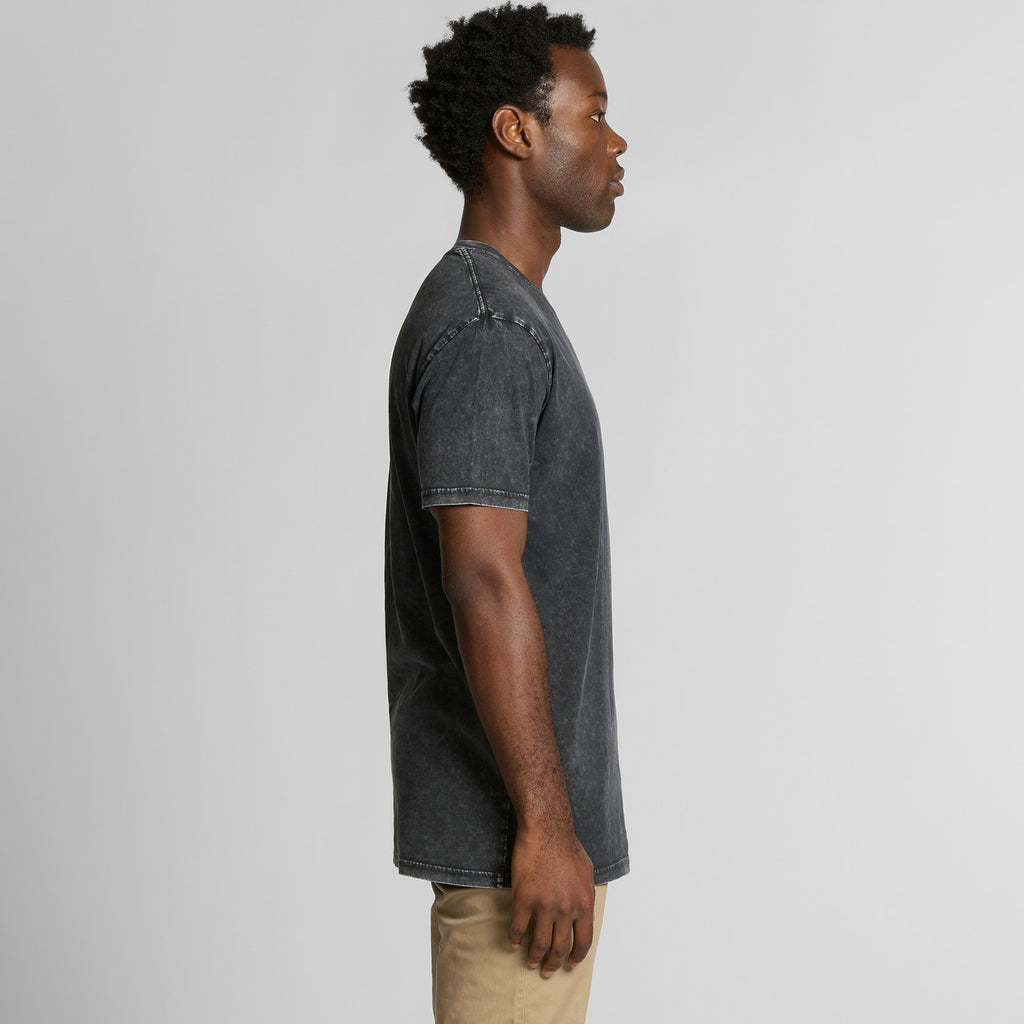 Left View of  Staple Stone Wash Tee | 5040  grouped