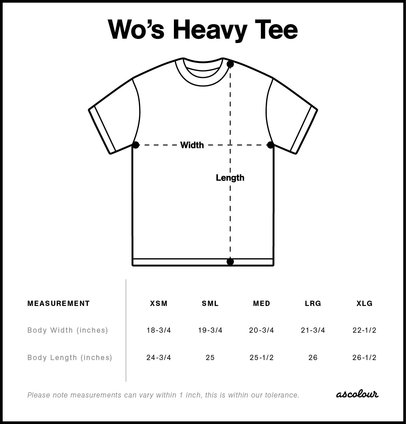 Wo's Heavy Tee | 4080  grouped