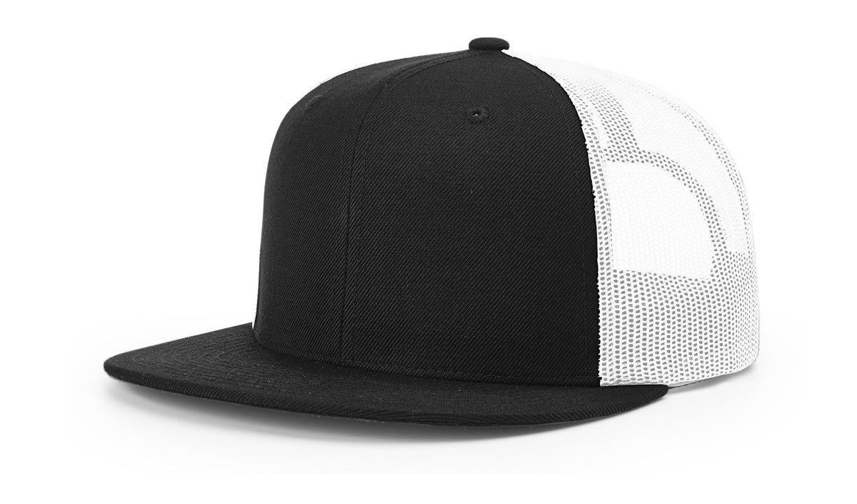 Black/White ACRYLIC-WOOL BLEND TRUCKER