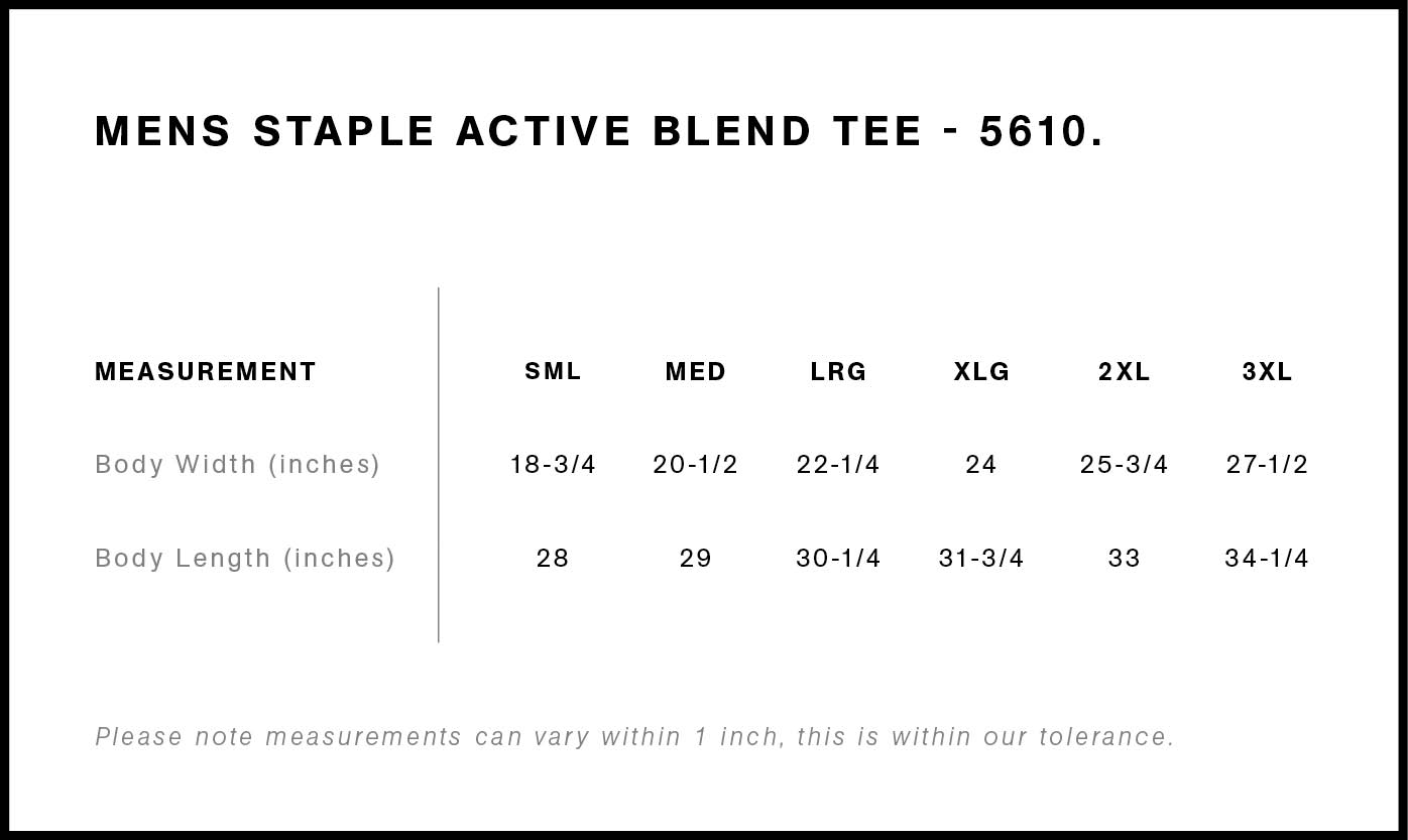 Staple Active Blend Tee | 5610  grouped