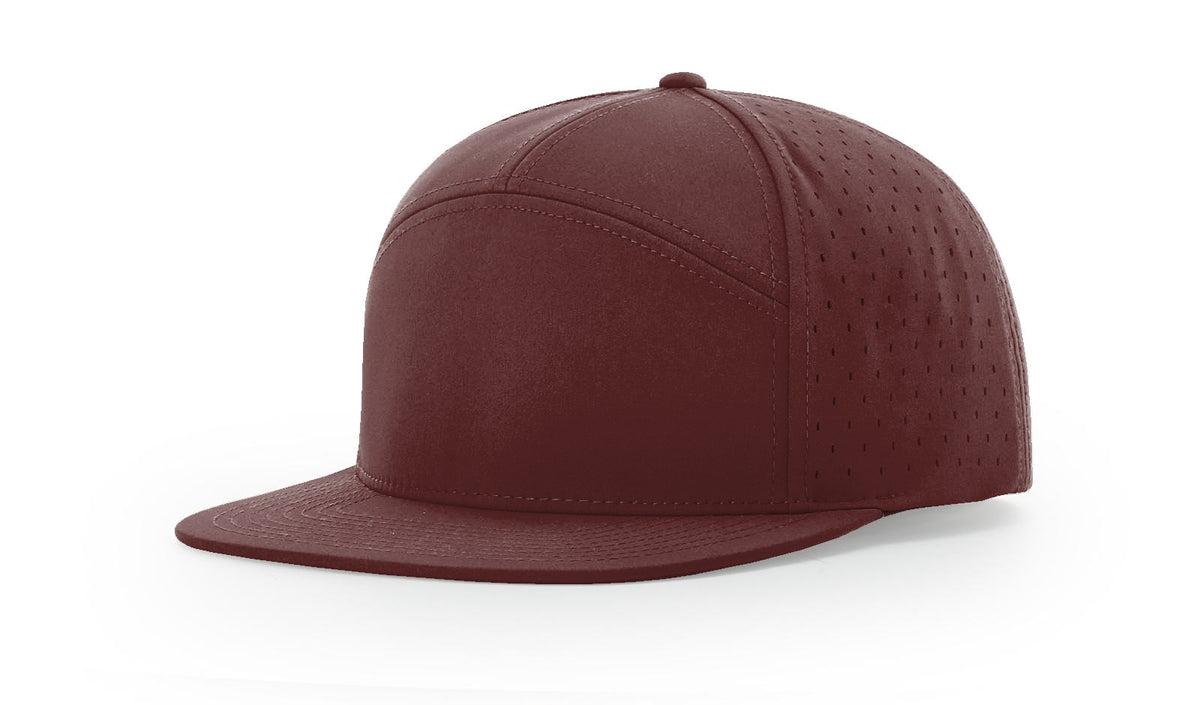Maroon Cannon 7 Panel Performance Cap