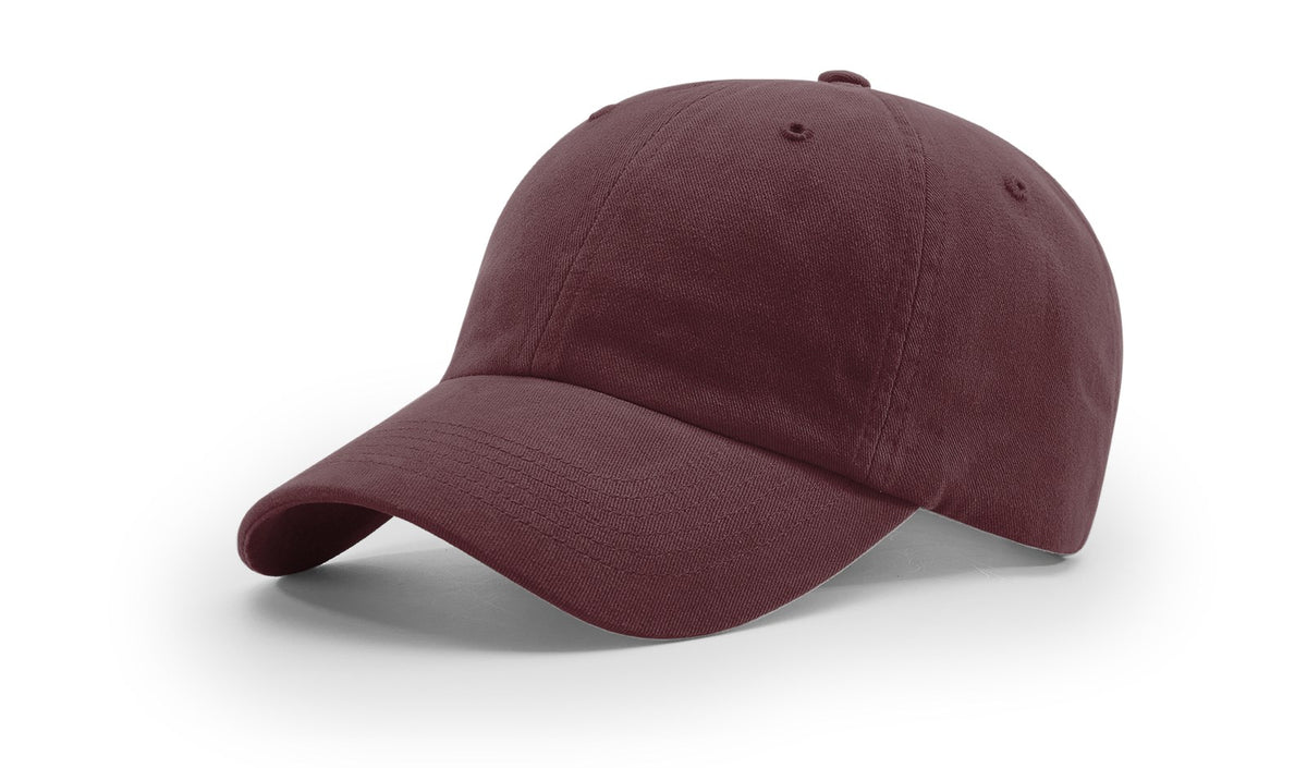 Maroon Garment Washed Twill