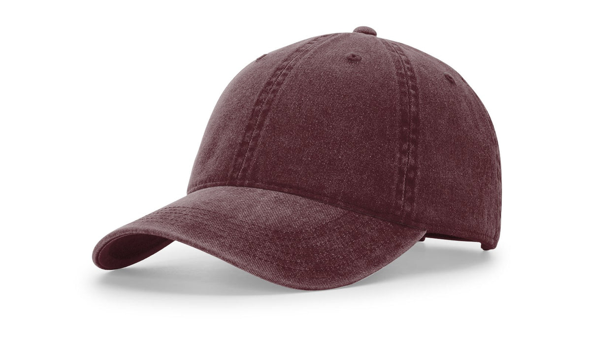 Dark Maroon Pigment Dyed and Washed