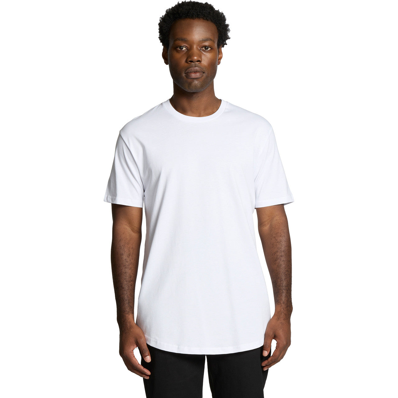 Front View of  Staple Curve Tee | 5076  grouped