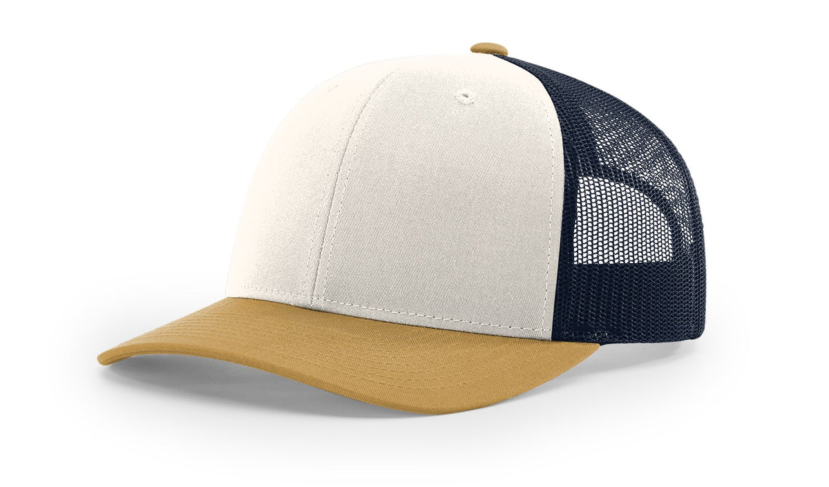 Cream/Navy/Amber Gold Trucker