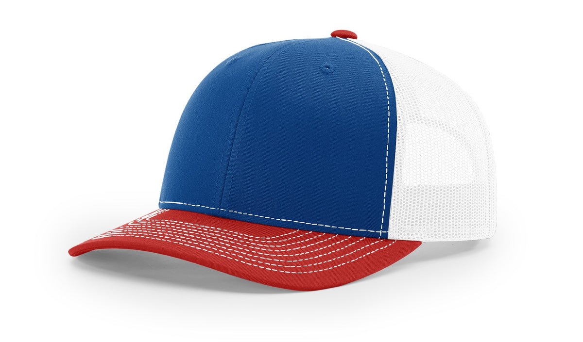 Royal/White/Red Trucker