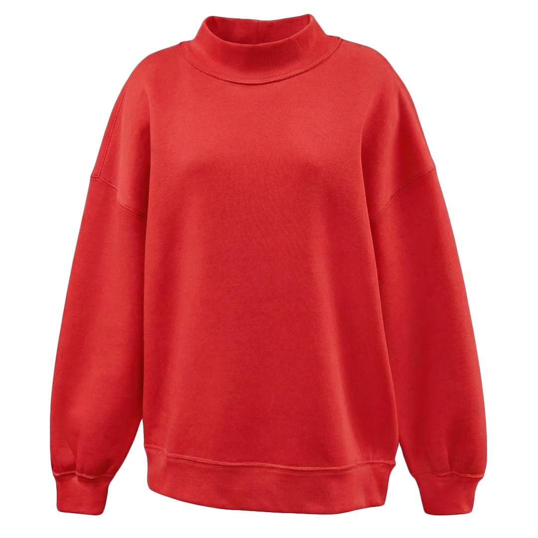 Chili Red Juliet Mockneck