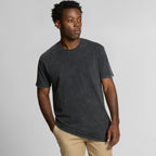 Rear View of  Staple Stone Wash Tee | 5040  grouped