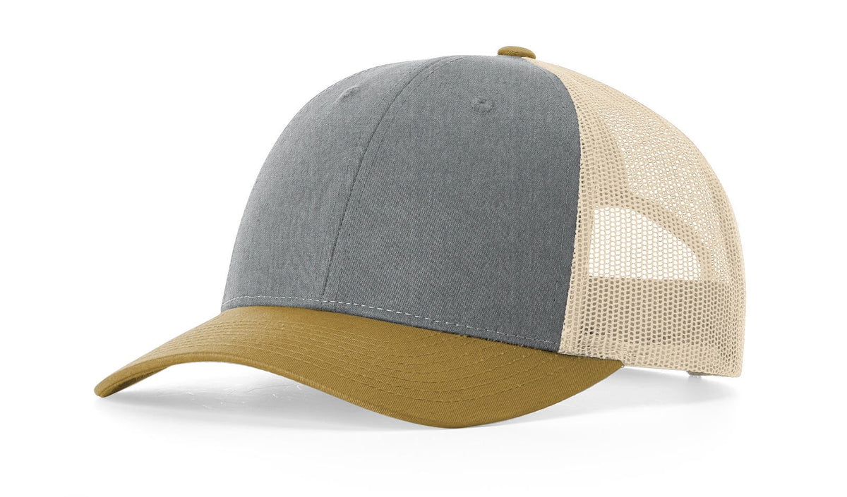 Heather Grey/Birch/Amber Gold Low Pro Trucker