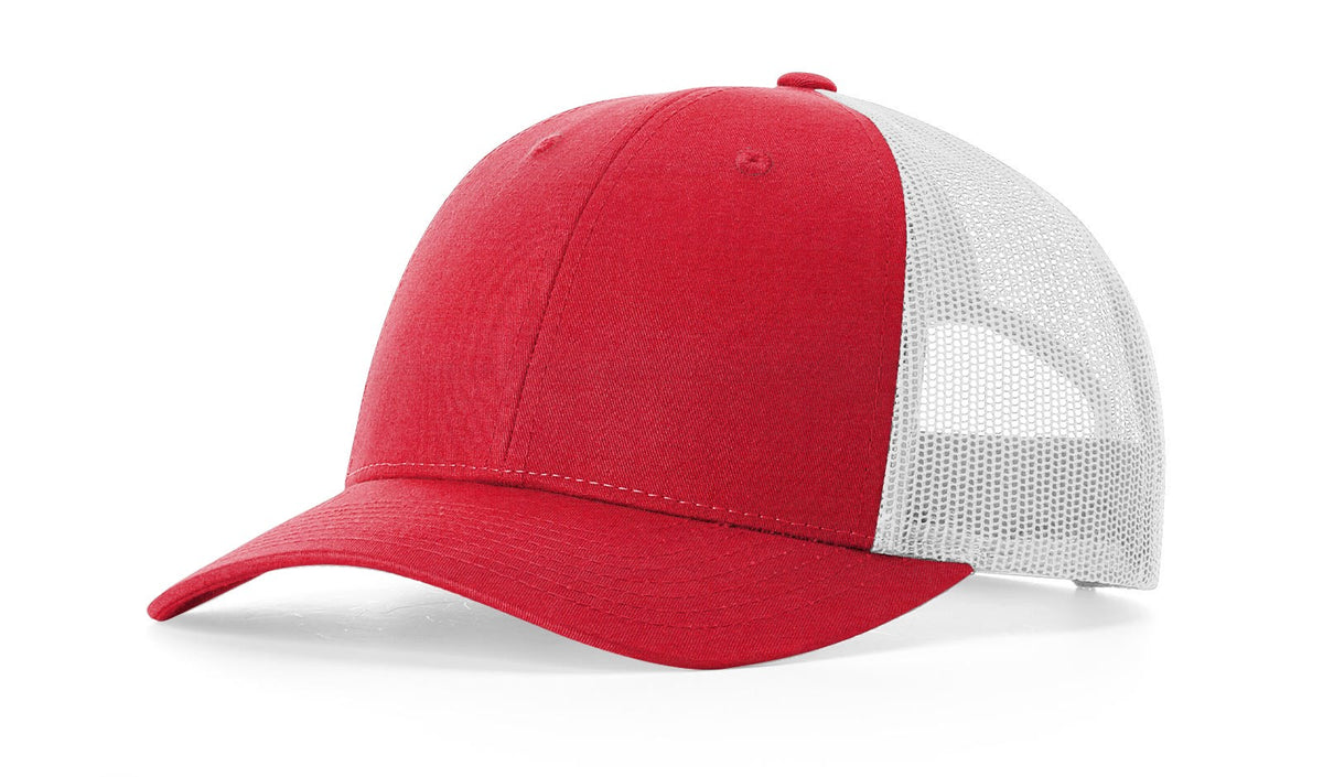 Red Heather/Light Grey Low Pro Trucker