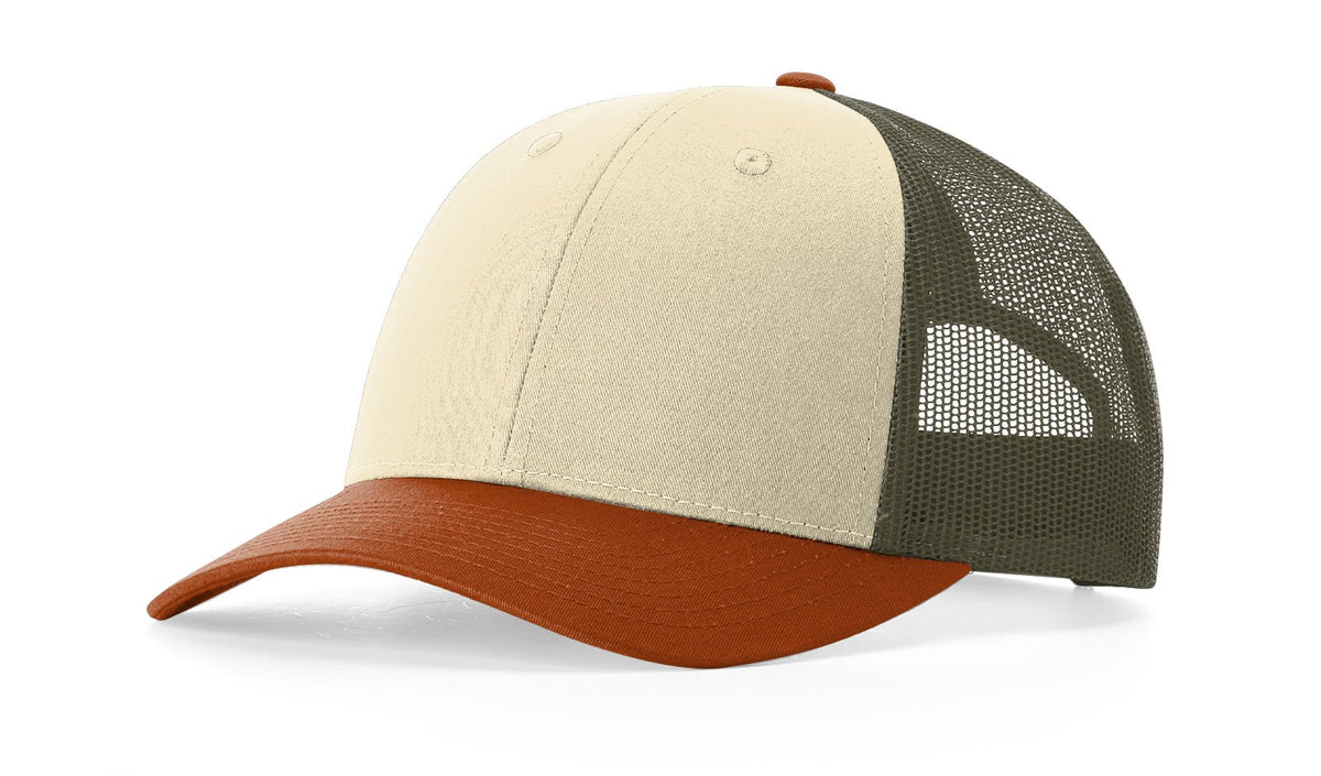 Cream/Loden/Dark Orange Low Pro Trucker