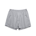 SMOKE/WHITE Boxer Fine Stripe Shorts | 1216