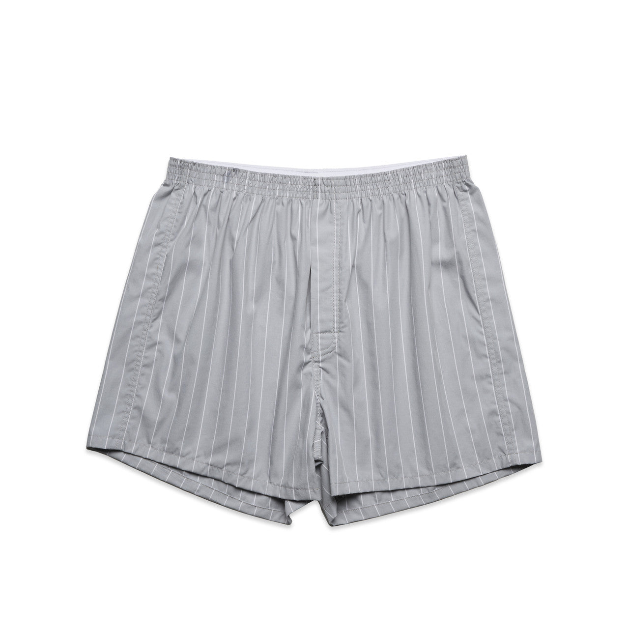 SMOKE/WHITE Boxer Fine Stripe Shorts | 1216