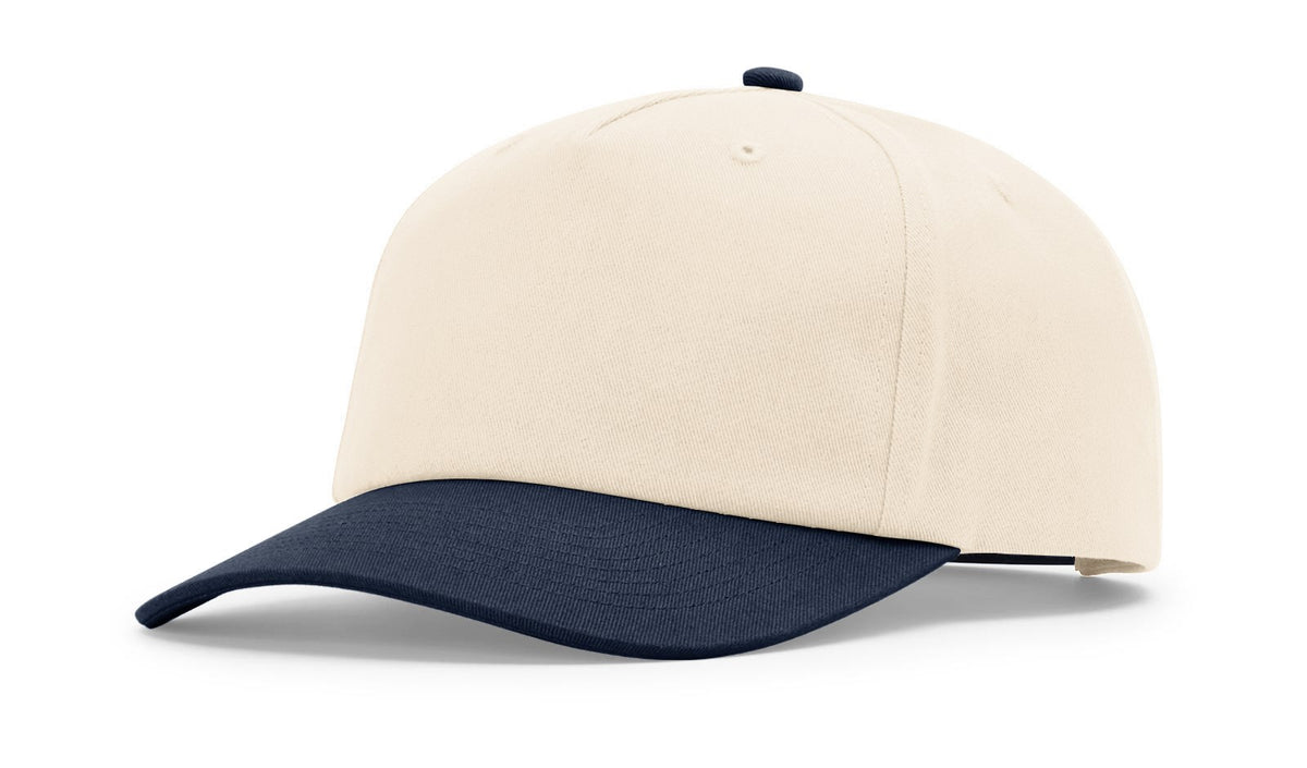 Cream/Navy 5 Panel Gramps