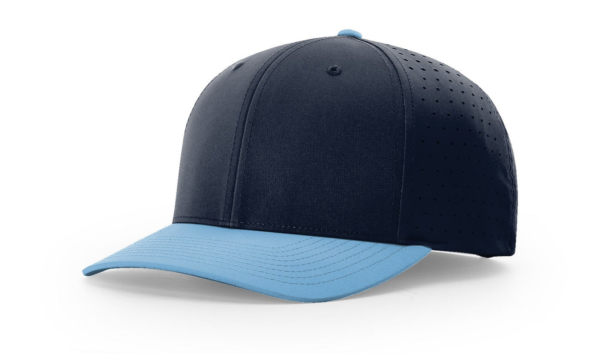 Navy/Columbia Blue Laser Perf R-Flex Snapback
