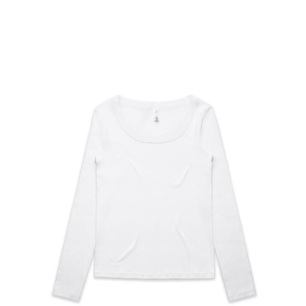 Wo's Organic Rib L/S Tee | 4075  grouped