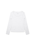 Wo's Organic Rib L/S Tee | 4075  grouped