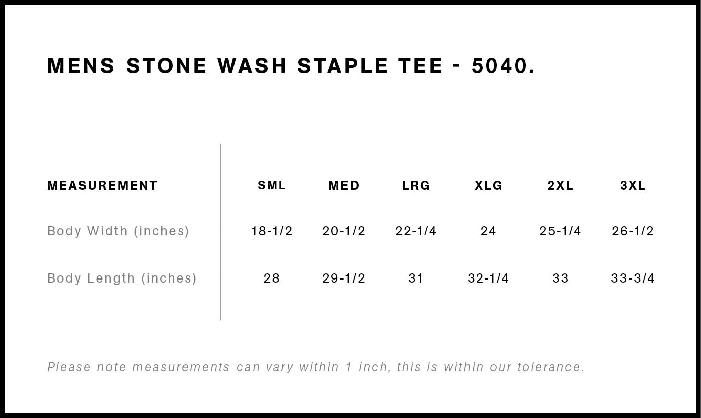 Staple Stone Wash Tee | 5040  grouped
