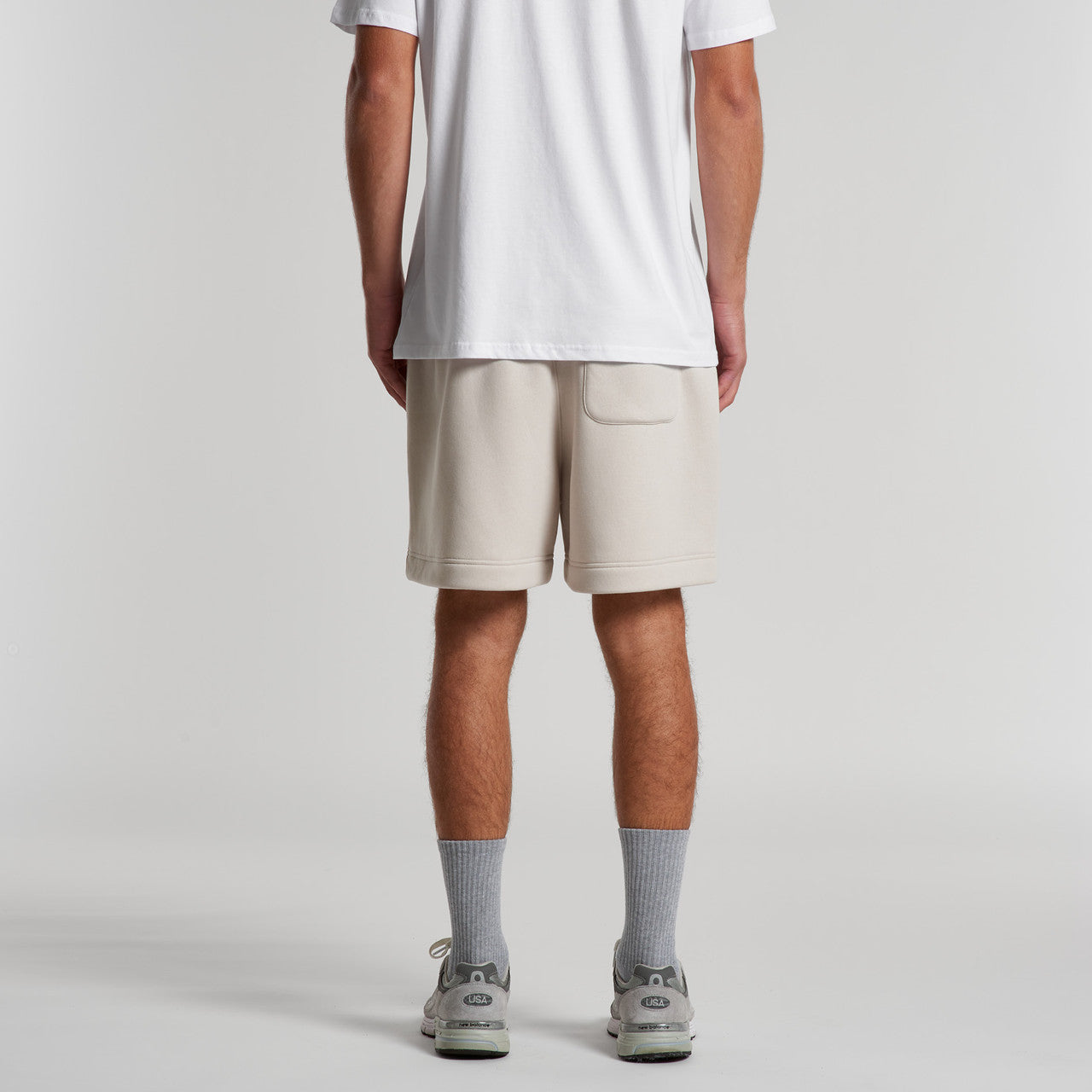 Rear View of  Relax Track Shorts 18" | 5933  grouped