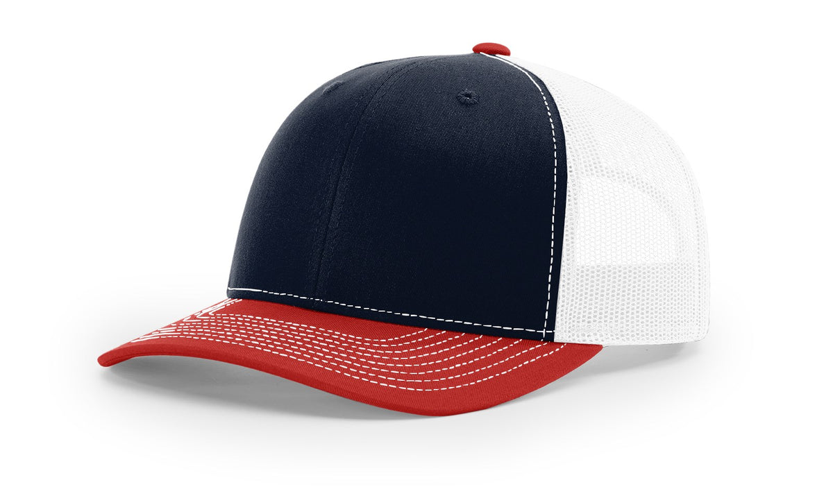Navy/White/Red Trucker