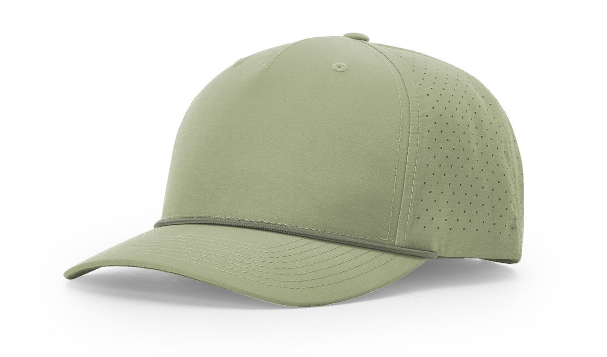 Light Olive/Olive Laser Perf Performance Rope Cap