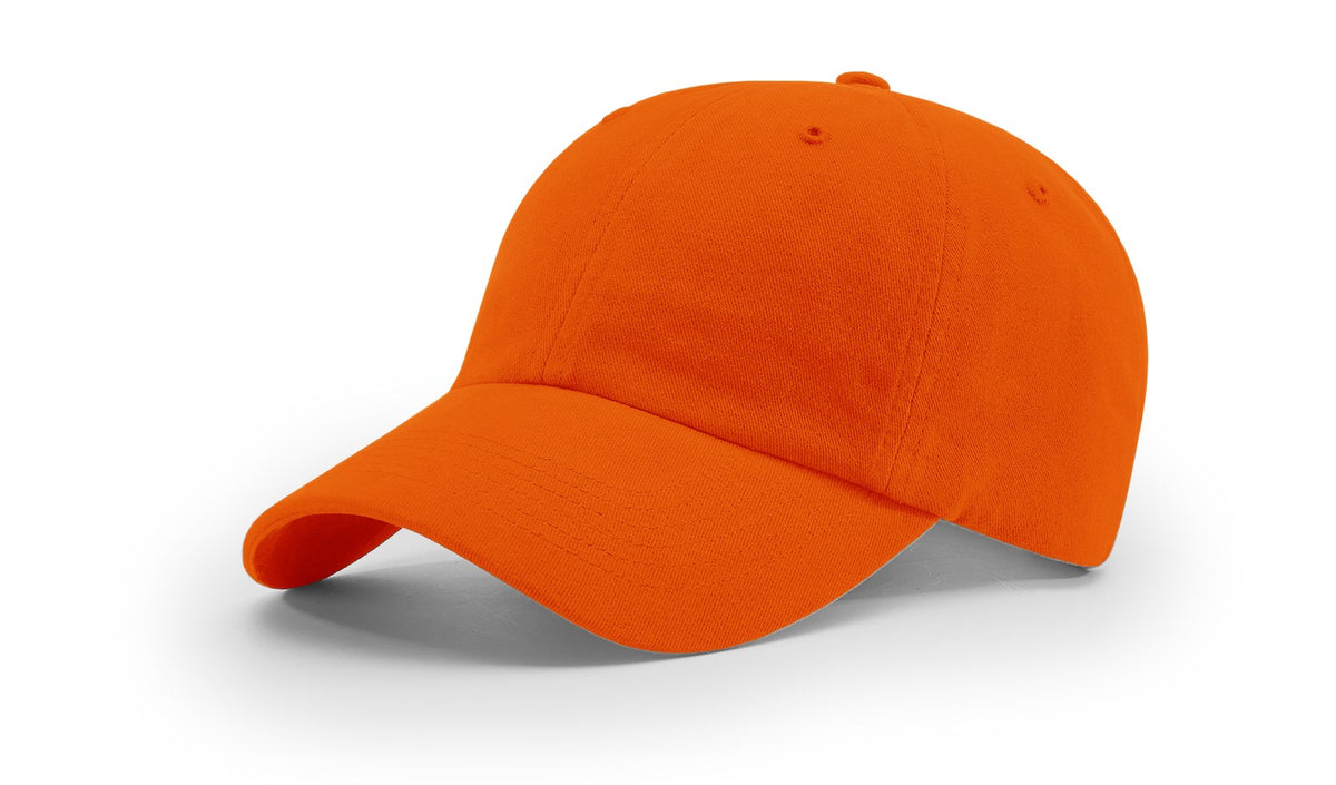 Orange Garment Washed Twill