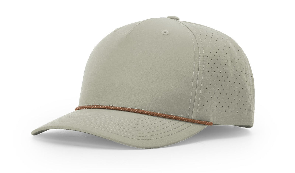 Trenchcoat/Russet-Grey Laser Perf Performance Rope Cap