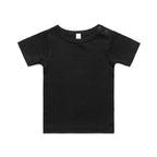 BLACK Organic Infant Wee Tee | 3001