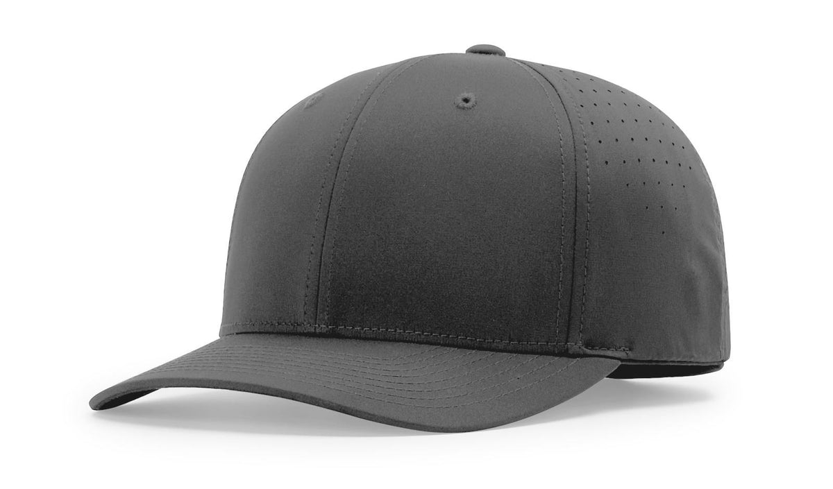 Black 8-Stitch 2.75" Bill - Performance Ignite LT Laser Perf Ump Cap