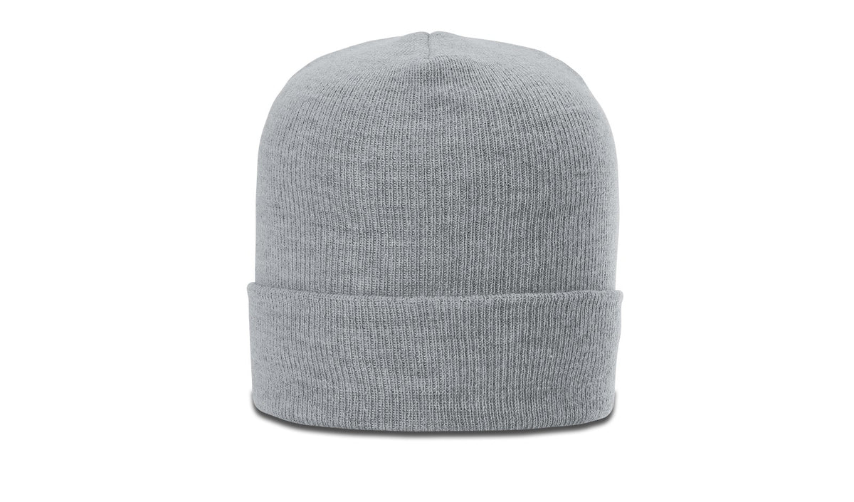 Heather Gun Metal Heathered Beanie with Cuff
