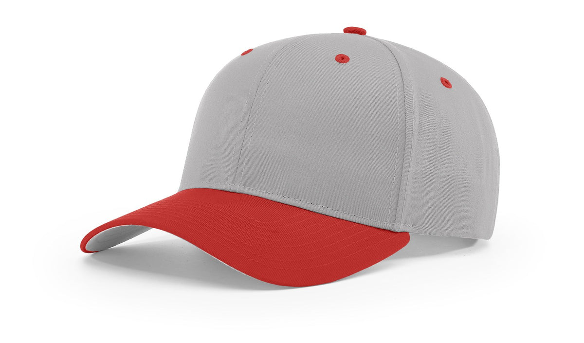 Grey/Red Pro Twill Snapback