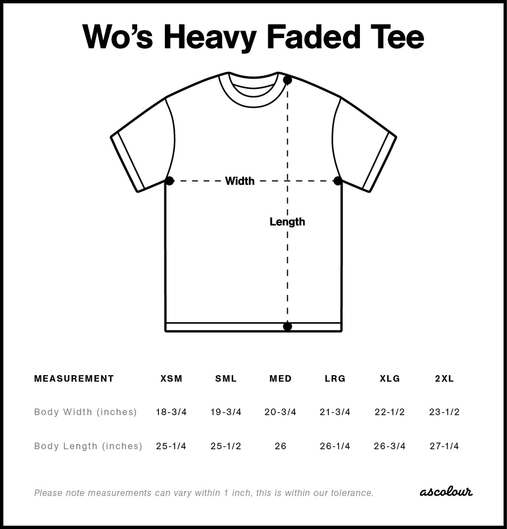 Wo's Heavy Faded Tee | 4082  grouped